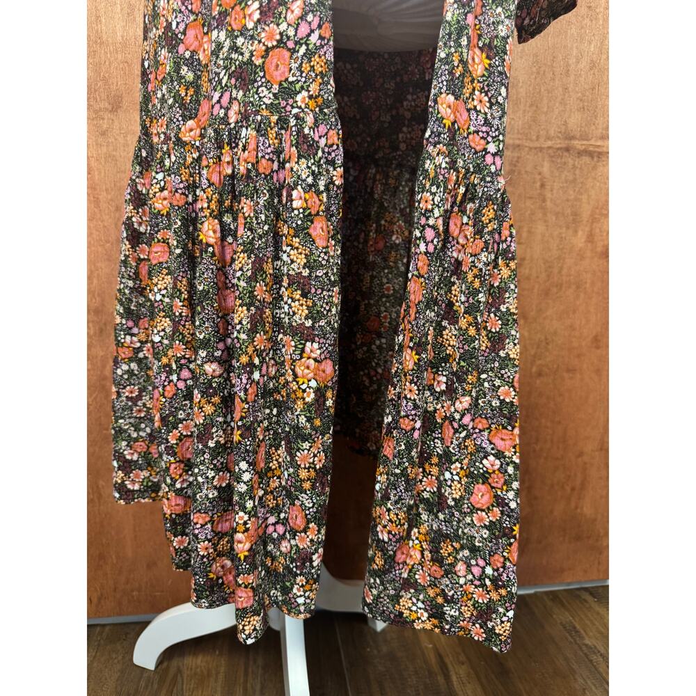 Jessica Simpson SMALL Garden Escape LEILANI floral open front cardigan duster - Picture 6 of 14